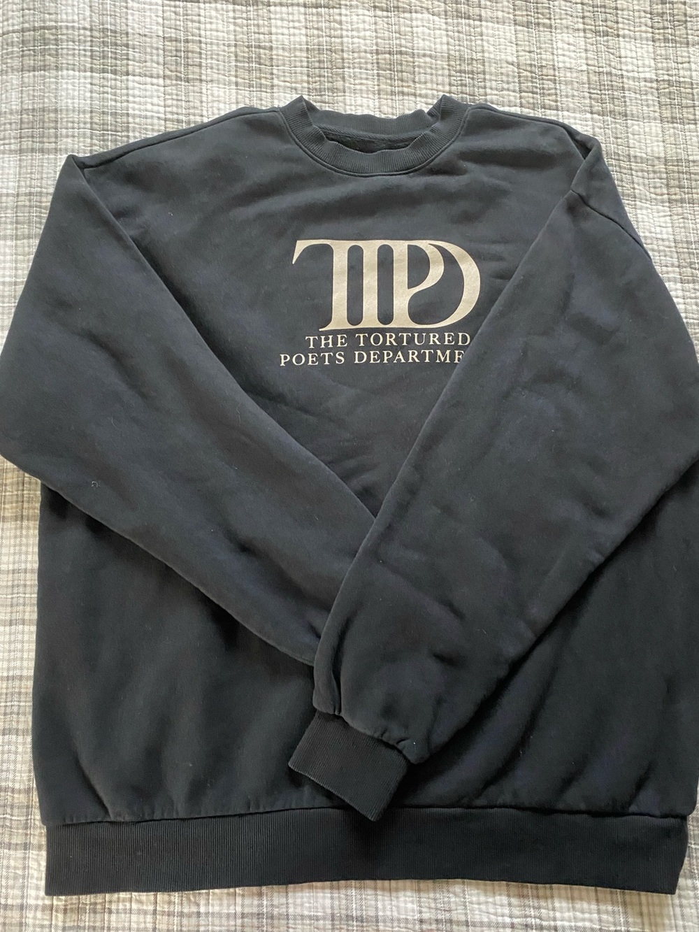 Taylor Swift TTPD Sweatshirt and T-Shirt.